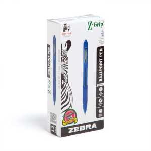 Z-Grip Retractable Ballpoint 1.0mm Blue Dozen