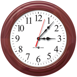 TimeTrax Sync™ Battery Power RF Synchronized 17-Inch Decorator Analog Wall Clock