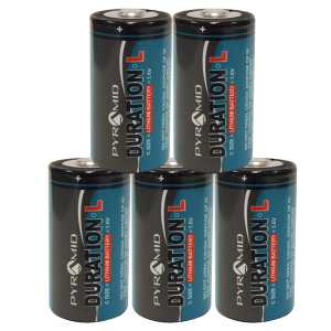 Pyramid Duration-L 3.6V C-Size Lithium Batteries (5-Pack)