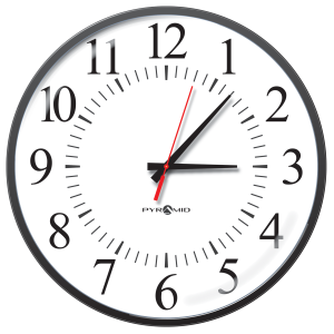 17-Inch Wired Analog Wall Clock