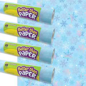 Snowflakes Better Than Paper&reg; Bulletin Board Roll 4-pack