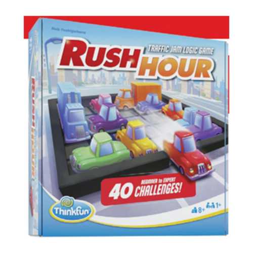 Rush Hour Sliding Block Logic Puzzle Game