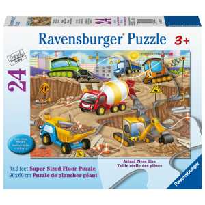 Construction Fun, 24 Piece Floor Puzzle