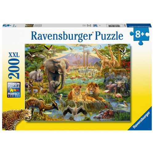 Animals of the Savannah, 200 Piece Jigsaw Puzzle