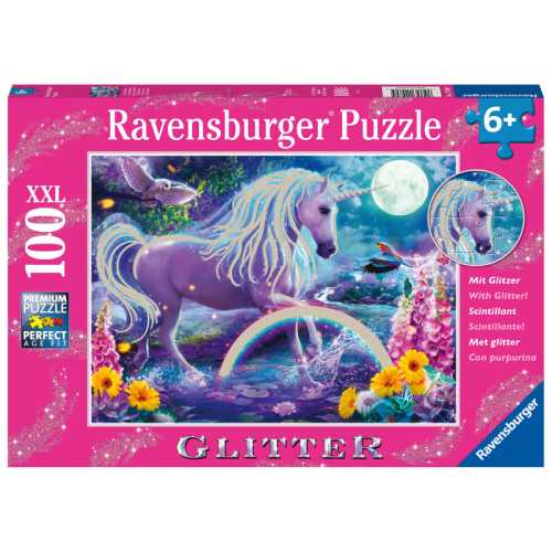 Glitter Unicorn, 100 Piece Jigsaw Puzzle