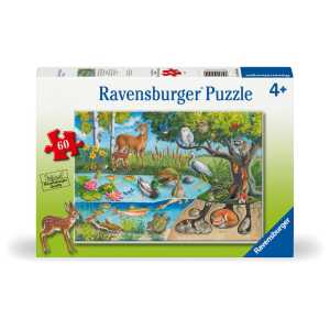 Animals Above and Below, 60 Piece Jigsaw Puzzle