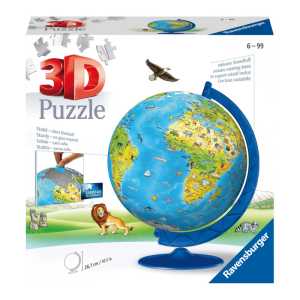 Children's World Globe, 180 Piece 3D Puzzle