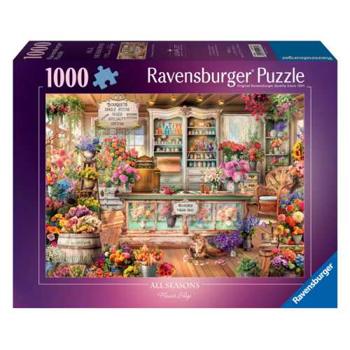 All Seasons Flower Shop, 1000 Piece Jigsaw Puzzle