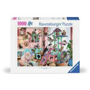 Cat Tree Heaven, 1000 Piece Jigsaw Puzzle