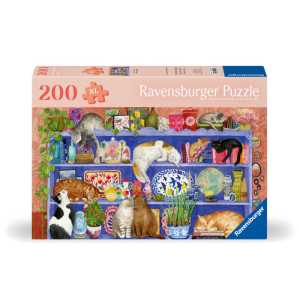 Cats on the Shelf, 200 Piece Feel Well and Puzzle