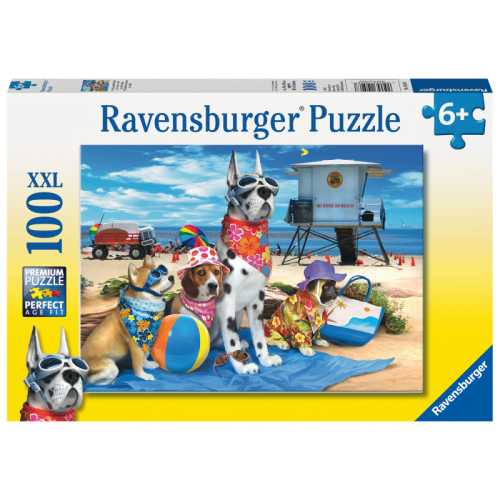 No Dogs on the Beach, 100 Piece Jigsaw Puzzle