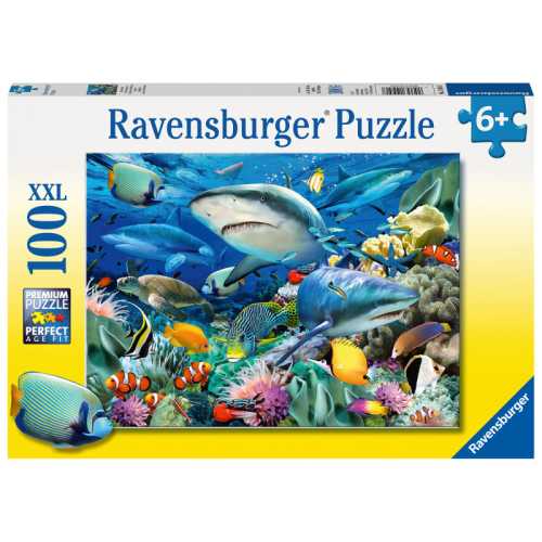Shark Reef, 100 Piece Jigsaw Puzzle