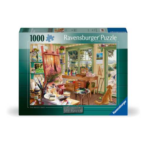 The Artist's Shed, 1000 Piece Jigsaw Puzzle