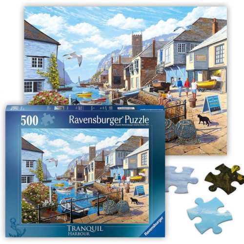 Tranquil Harbour, 500 Piece Jigsaw Puzzle