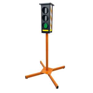 Interactive Road-Safety Traffic Light with Rotary Signal Wheel