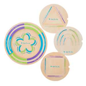 Calming Breathing Boards, Expressions Collection, 4 Pieces