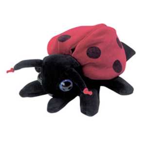 Ladybug Hand Puppet, 3.5 Inches