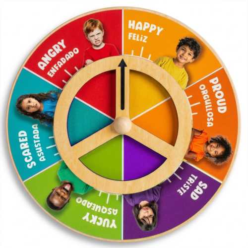 Wooden Emotions Steering Wheel, Expressions Collection