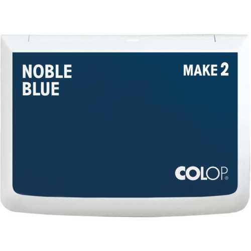 Make 2 Water-Based Acid-Free Craft Ink Stamp Pad, 2.75 x 4.25 Inches, Noble Blue