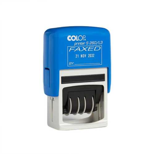 Self-Inking S 260 Message Dater Stamp, 