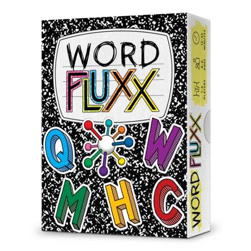 Word Fluxx Word-Building Card Game, 100 Cards