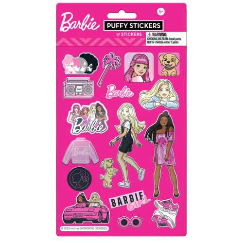 Barbie Puffy Sticker Sheet