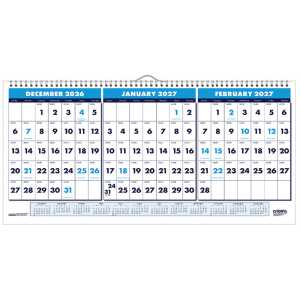 Recycled Wall Calendar, 17" x 8"