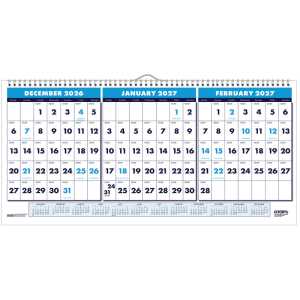 Recycled Wall Calendar, 23.5" x 12"