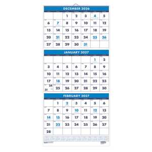 Recycled Wall Calendar, 8" x 17"
