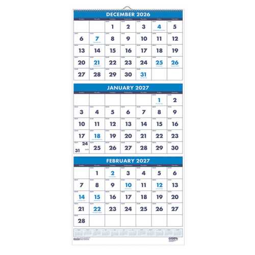 Recycled Wall Calendar, 8