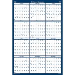 Recycled Yearly Wall Calendar, 32" x 48"