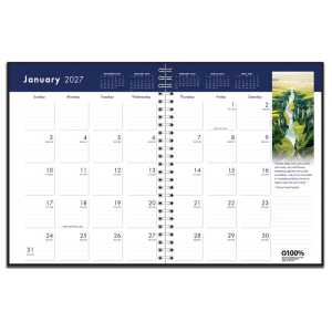 Earthscapes Recycled Monthly Planner, 11" x 8.5"