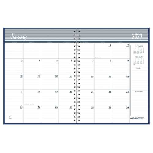 Recycled Monthly Planner, 11