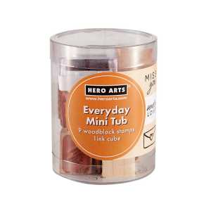 Everyday Mini Tub Woodblock Stamps
