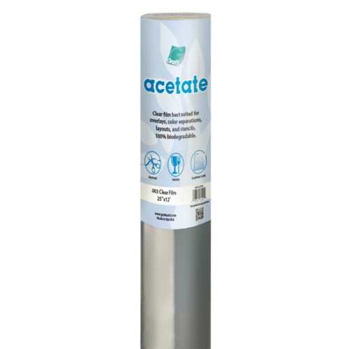 Clear Acetate Film Roll, 25