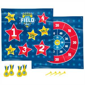 Toss N Flip Darts, Double Sided Inflatable Dart Game