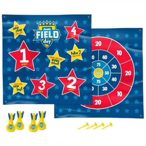 Toss N Flip Darts, Double Sided Inflatable Dart Game