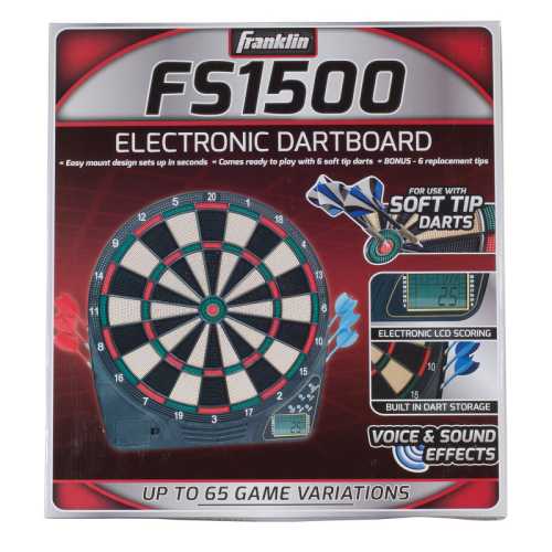 Soft Tip Electronic Dartboard, 13.5 Inch
