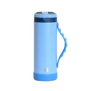 14oz Iconic Pop Bottle - Ocean Blue Tie Dye