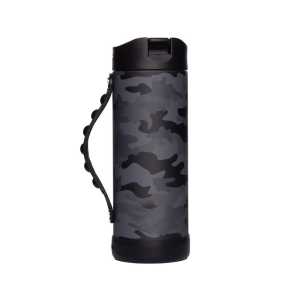 14oz Iconic Pop Bottle - Black Camo