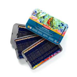 Inktense Water-Soluble Ink Pencils, 100-Count Metal Tin