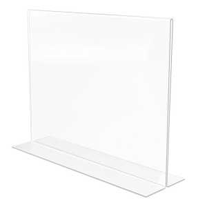 Classic Image&reg; Stand-Up Sign Holder, Landscape