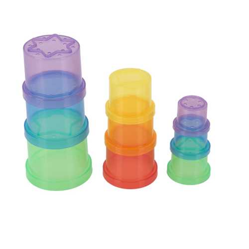 Translucent Color Stacking Cups