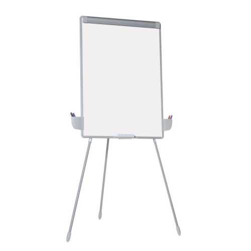 Non-Magnetic Dry Erase Tri-Pod Presentation Easel, Silver, 29.5 x 42 Inch