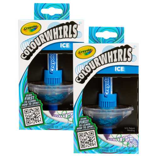 Colourwhirls, Spin Art, Ice, Set of 2