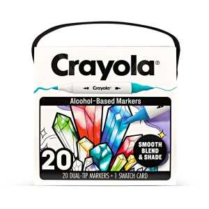 20-Count Dual Tip Alcohol Markers
