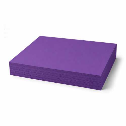 Punkydoodle 65 lb Card Stock, 8.5 x 11 Inches, Purple, 100 Sheets